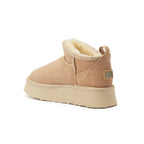 COSY ULTRA SHORT PLATFOAM BOOTS SAND