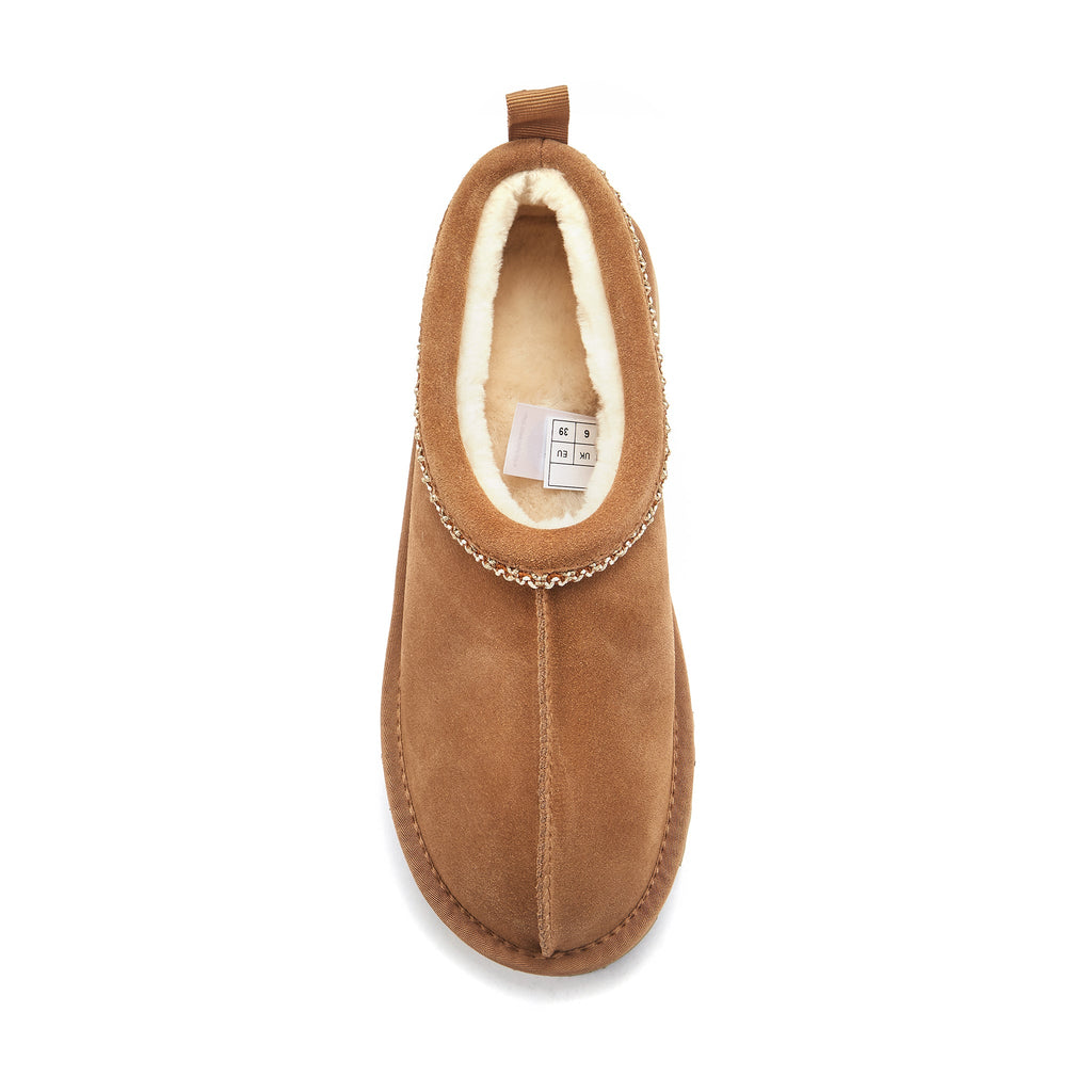 OUTBACK BRAID SHOES CHESTNUT