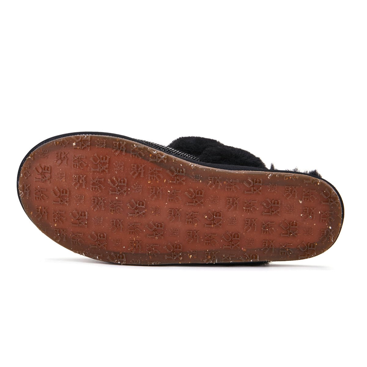 CLOSED MULE SLIPPERS GLITTER BLACK