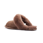 CLOSED MULE SLIPPERS CLAY