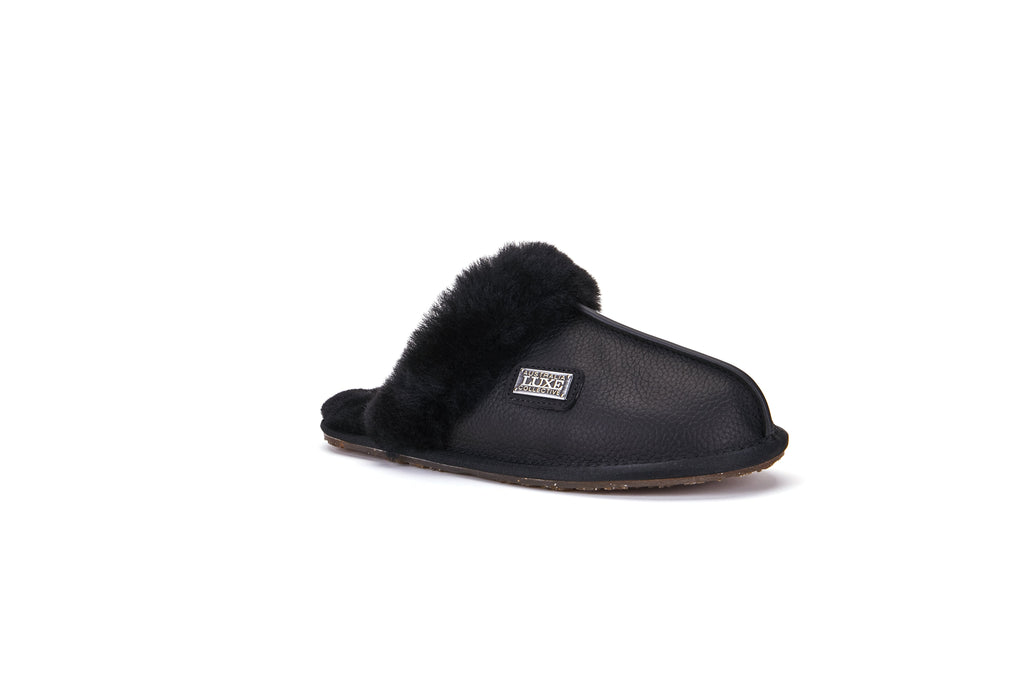 CLOSED MULE SLIPPERS CROW