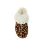 CLOSED MULE SLIPPERS LEOPARD