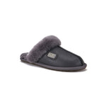 CLOSED MULE SLIPPERS SMOKE