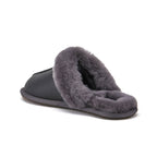 CLOSED MULE SLIPPERS SMOKE
