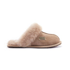 CLOSED MULE SLIPPERS TAUPE